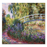 Claude Monet impressionists landscape Japanese Bridge oil painting handmade