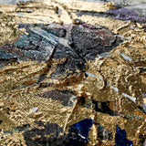 Extra Large Abstract Oil Paintings On Canvas Modern gold foil flakes Painting Handmade Fine Art Contemporary Painting Panoramic wall art