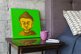 Pop art buddha head Buddha painting buddha statue buddha home decor oil painting on canvas