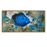 Oyster painting Extra Large Abstract Oil Paintings On Canvas Fine Art Contemporary Painting Panoramic wall art Marble painting