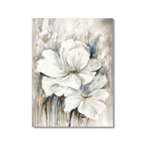 Modern Abstract floral oil painting unframed floral oil painting or framed vertical high quality handmade painting on canvas